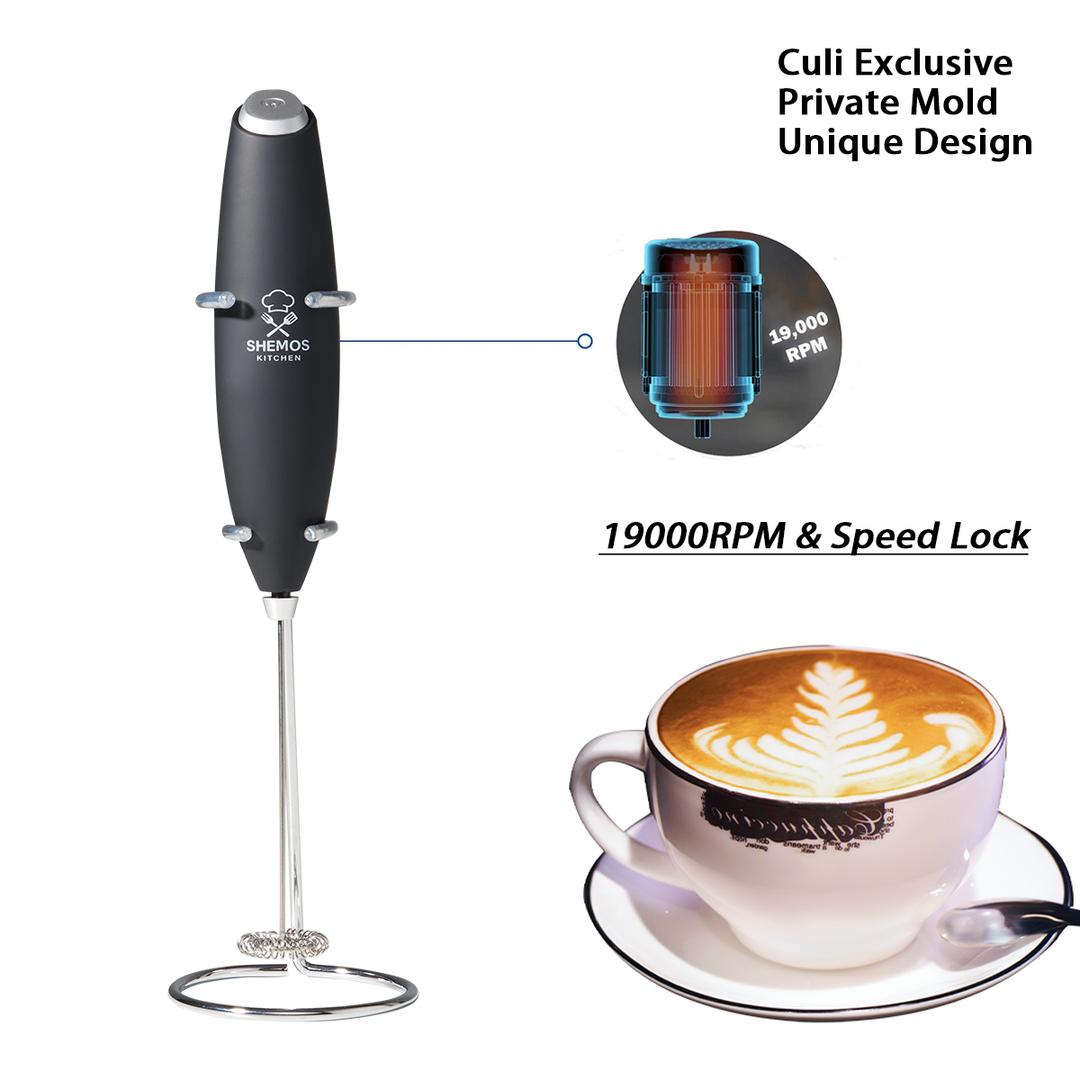 Milk Frother with Stand